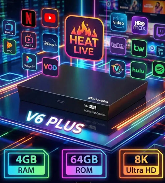 NEW UNUSED OPEN BOX VSEEBOX V6 PLUS