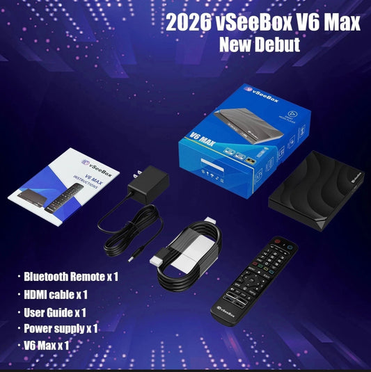 2026 VSeeBox V6 Max Free Shipping